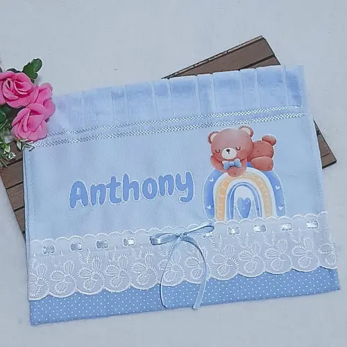 Toalhinha de mão personalizada para bebê