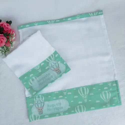 Kit Fraldinhas Personalizadas Ursinhos