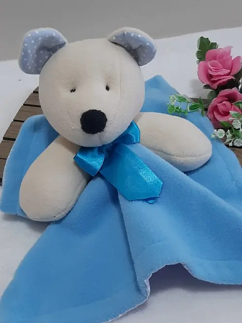 Naninha soft Ursinho Poá Azul