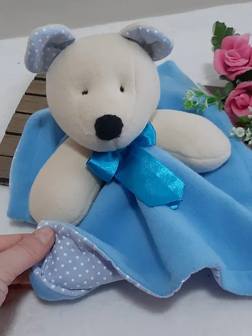 Naninha soft Ursinho Poá Azul