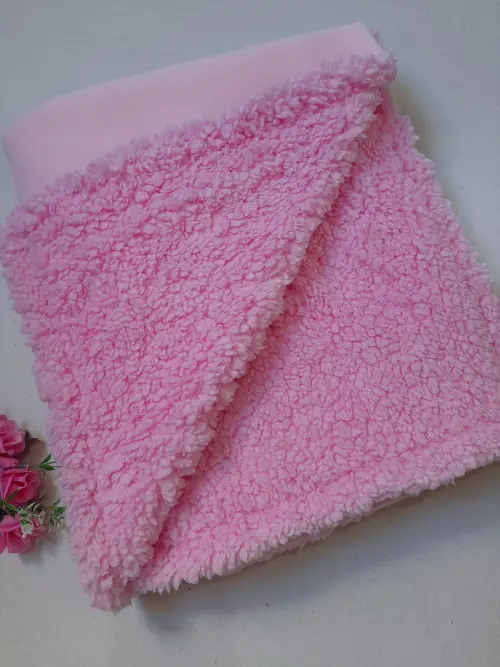 Mantinha Fofura Rosa - Carneirinho