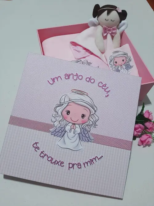 Caixa MDF Decorada - Um Anjo do Céu