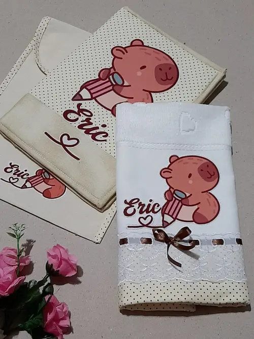Caixa de Presente Personalizada para Bebê Tema Capivara – Mimo