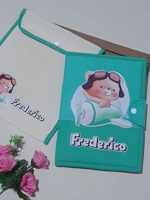 Capa para Caderneta de Vacinas Personalizada - Mimos na Caixa