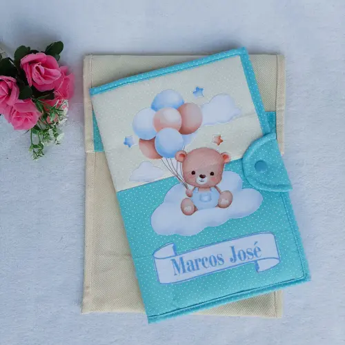 Capa para Caderneta de Vacinas Personalizada - Mimos na Caixa