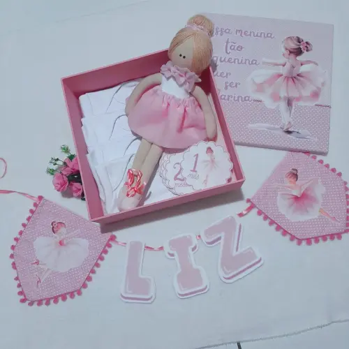 Kit Mesversário Bailarina - Fotos de Acompanhamento Mensal