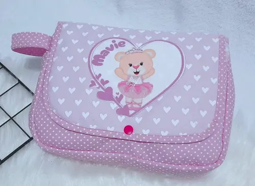 Necessaire porta-fraldas e lenços umedecidos - Bebê