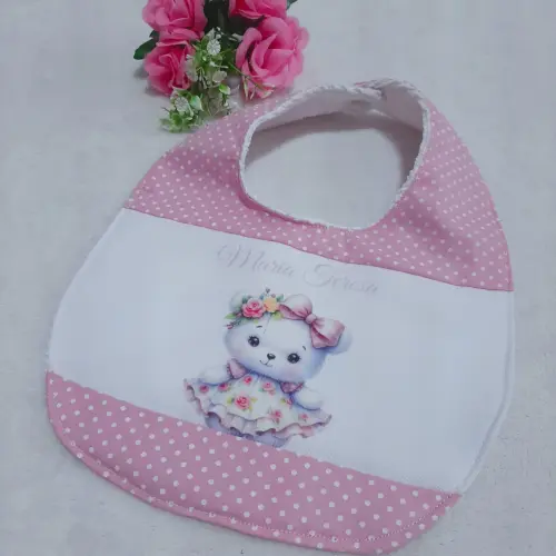 Kit babeiro e babita para bebê personalizados