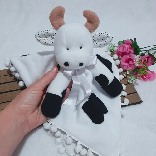 Naninha Soft Vaquinha - Personalizada - Mimos na Caixa