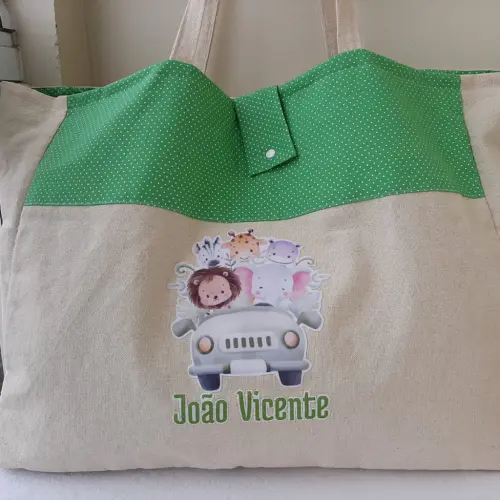 Ecobag Escolar Personalizada 45 x 55 x 20 - Sacola para cobertas 