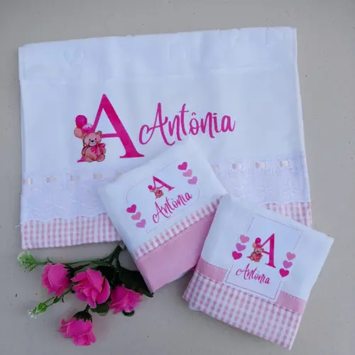 Caixinha Presente Bebê Personalizada - Naninha, babitas, toalhin