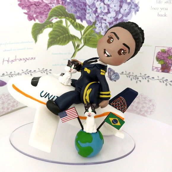 Boneca com Avião Profissão Piloto