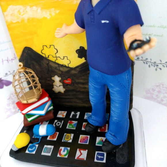 Escultura Caricato | com Cenário