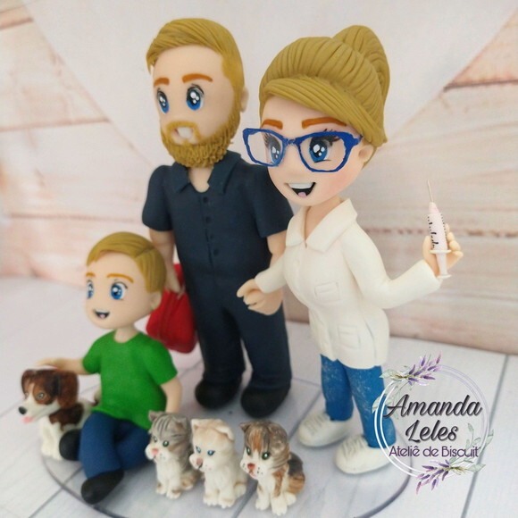 Família Fofinho com Filho e Pets