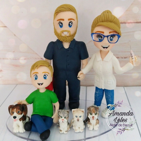 Família Fofinho com Filho e Pets