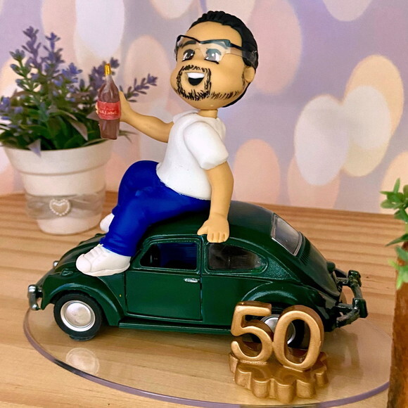 Topo 50 Anos Biscuit Fusca