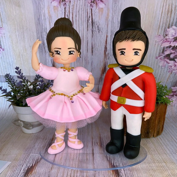 Topo Personalizado Bailarina É o Soldadinho