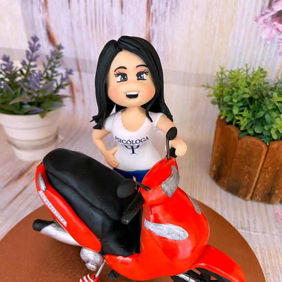 Topo Personalizado Moto