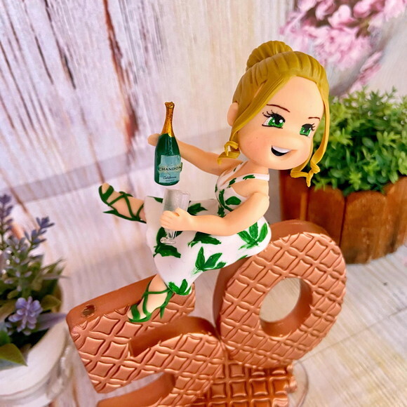 Vela Biscuit 59 Anos Personalizada