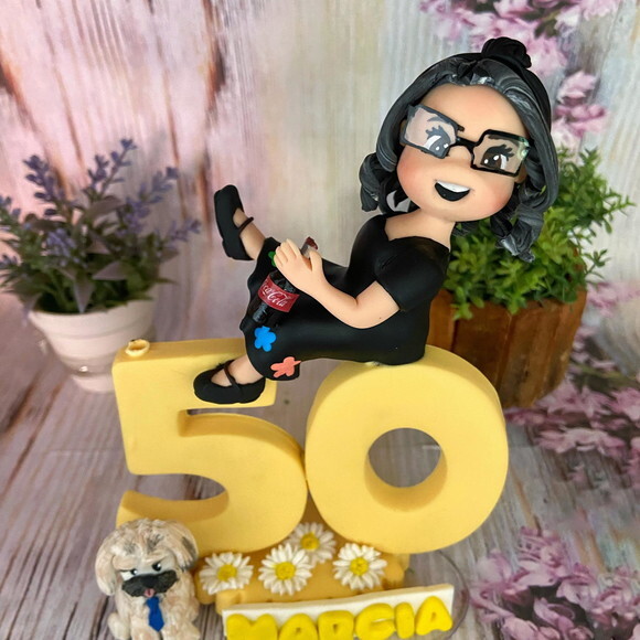 Vela de Repente 50 com Cachorrinho