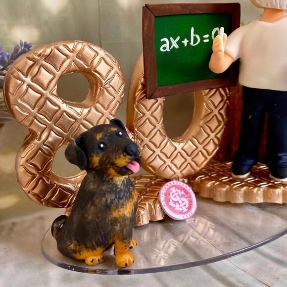 Vela Professor com Cachorro