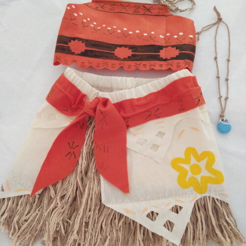 Fantasia Moana Infantil