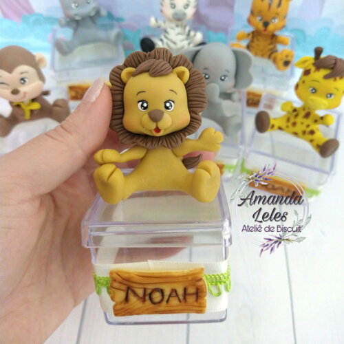 Lembrancinhas Personalizadas Safari caixinha