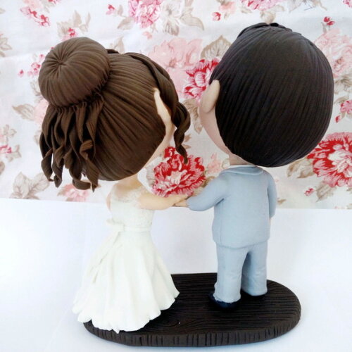 Noivinhos Chibi Topo de Bolo