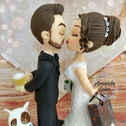 Noivinhos se beijando
