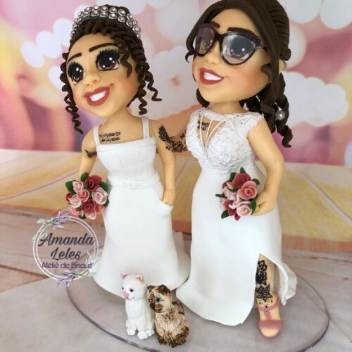 Noivinhos Sweet Noivas com Gatinho