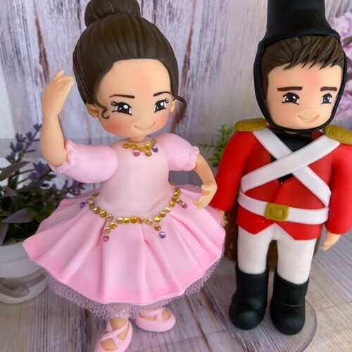 Topo Personalizado Bailarina É o Soldadinho