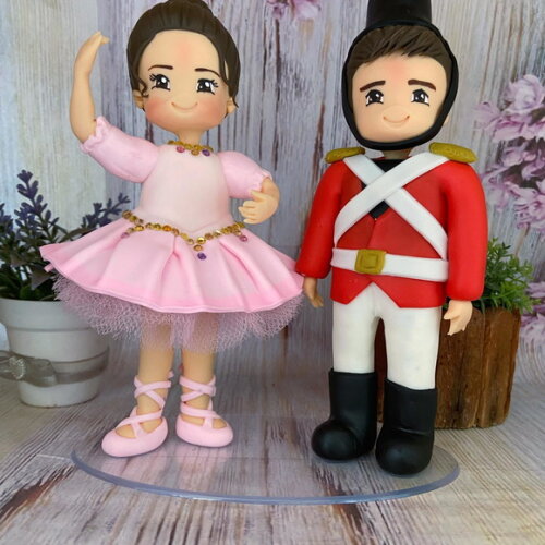 Topo Personalizado Bailarina É o Soldadinho