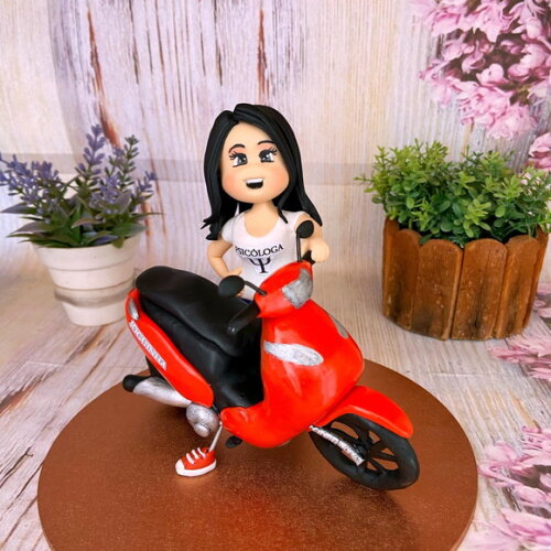 Topo Personalizado Moto