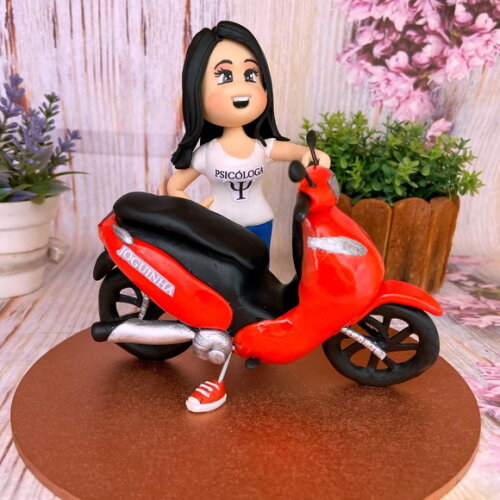 Topo Personalizado Moto