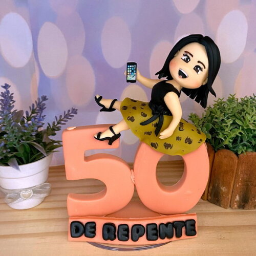Vela 50 Anos Rosa