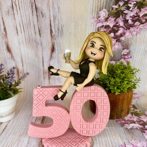 Vela 50 Anos Rosa