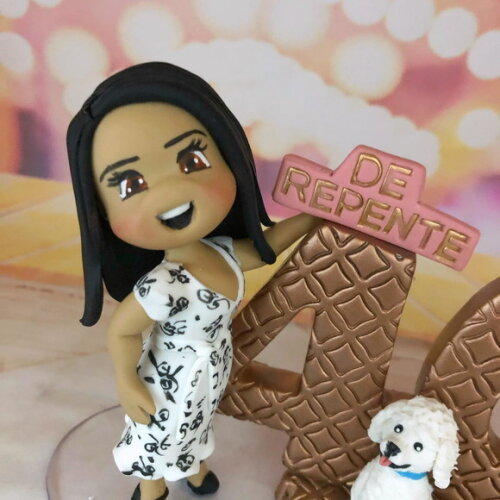 Vela de Repente 40 com Cachorrinho
