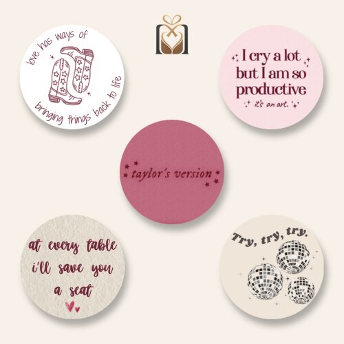 botton/broche/pin taylor swift cantora pop | swiftie | presente, mimo