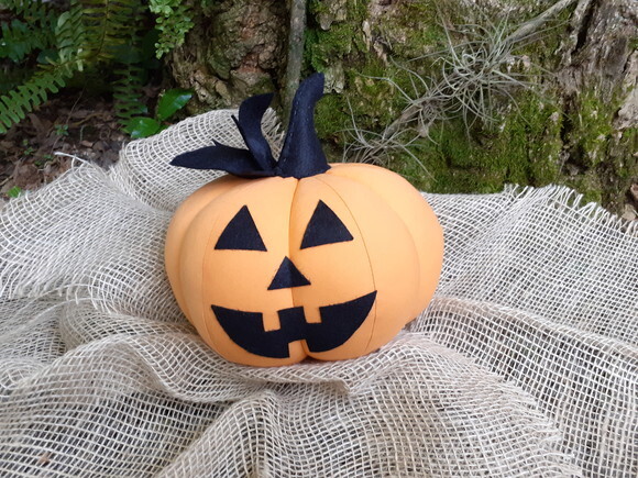 Abóbora de Halloween com Chapéu