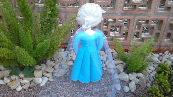 Ana e Elsa de Frozen em Feltro