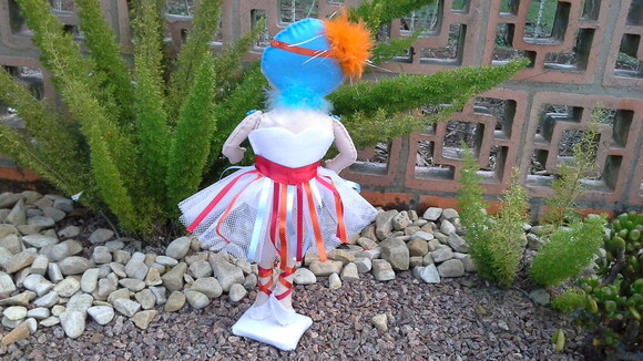 Bailarina Colombina em Feltro