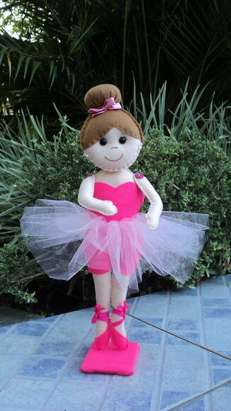 Bailarina em Feltro