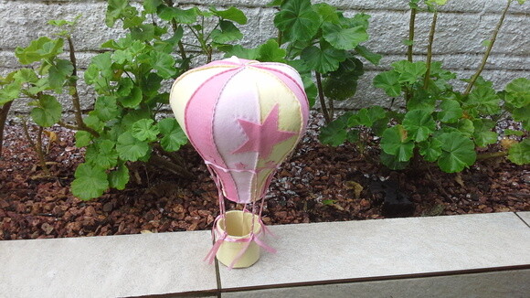 Balão em cores suaves