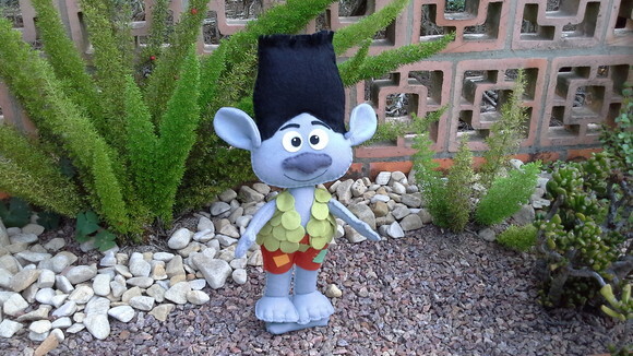 Branch em Feltro Trolls