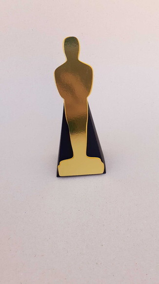 Caixa Lembrancinha Pirâmide Oscar de Cinema