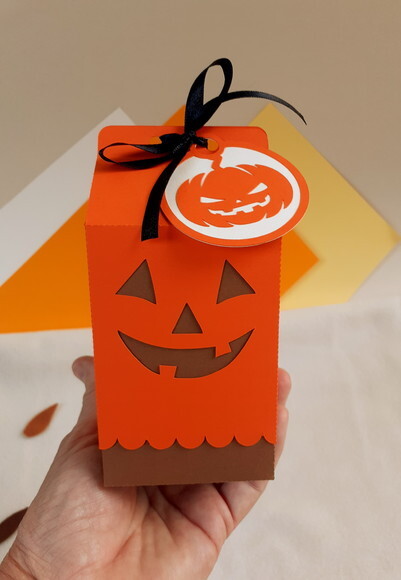 Caixa Milk Abóbora Halloween