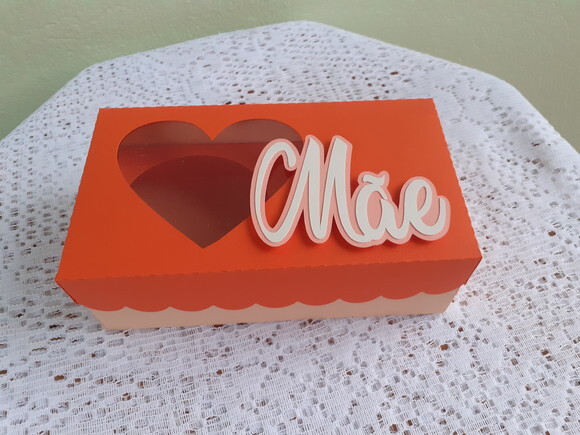 Caixa para 02 sabonetes Dia das Mães