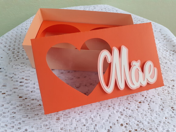 Caixa para 02 sabonetes Dia das Mães