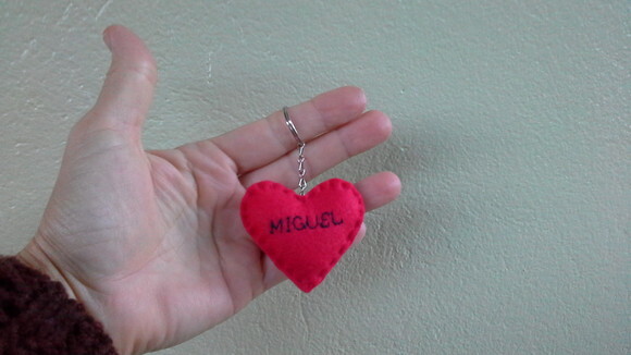 Chaveiro Coração Personalizado