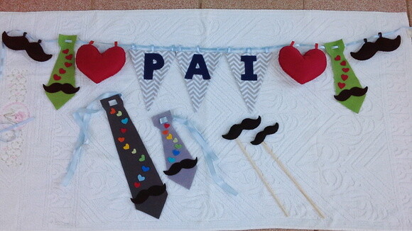 Decoração Dia dos Pais ou Mustache